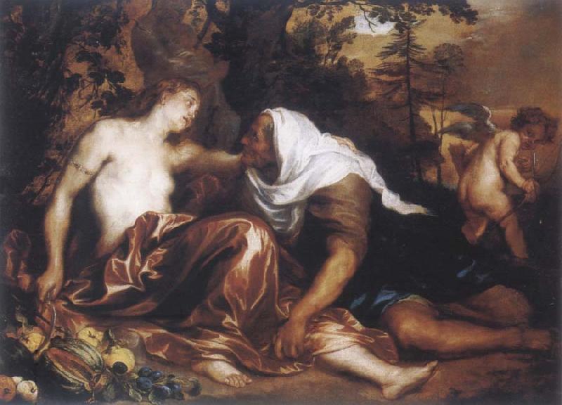 Anthony Van Dyck The funf senses with landscape